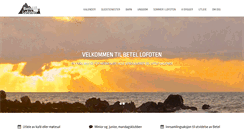 Desktop Screenshot of betellofoten.no